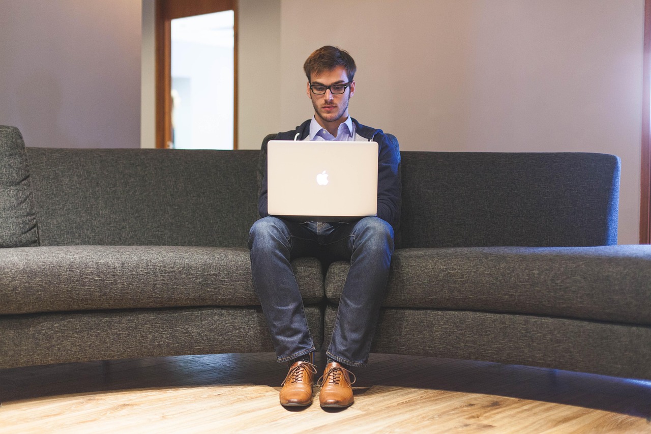 Man, laptop, businessman — Queen Part-Time Jobs: A Comprehensive Guide to Getting Started